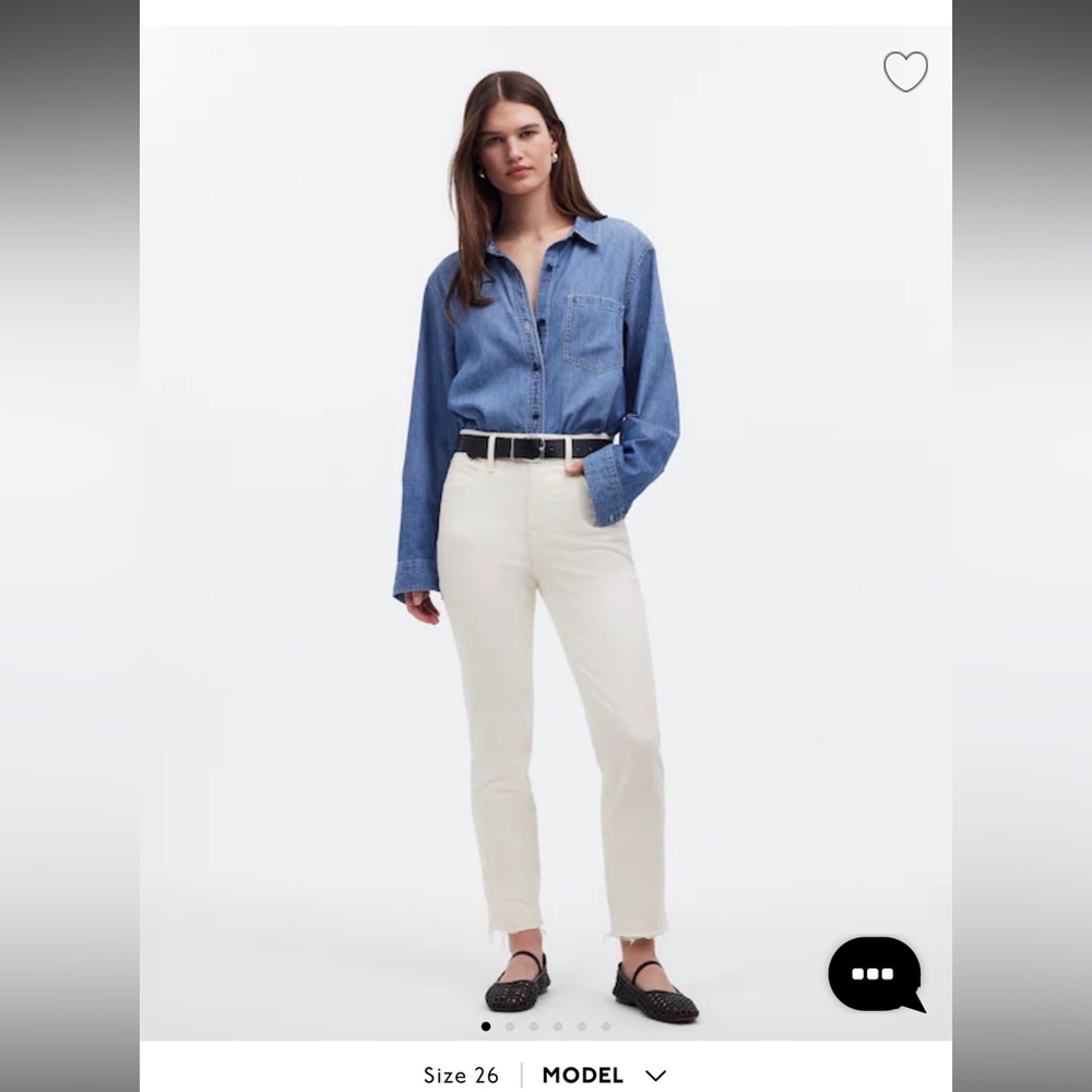 Madewell the perfect vintage Women's Cream Jeans